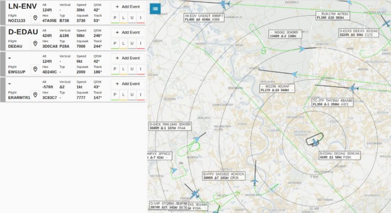 2023-12 jetvision Flight Director1.0 Map View Ausschnitt