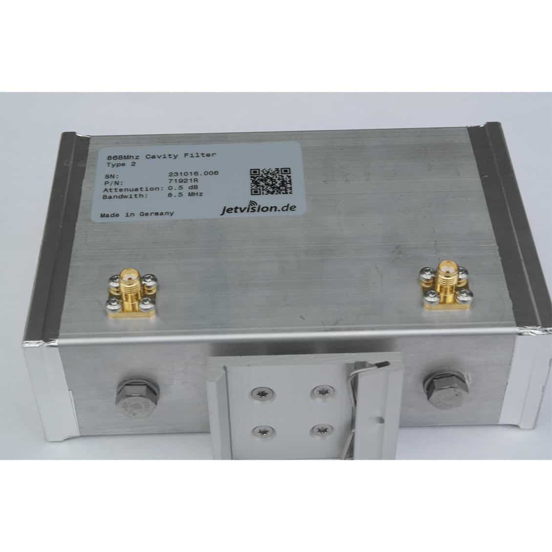 Filter FLARM 868 MHz SMA-female / SMA-female with DIN Rail Adapter - Image 3