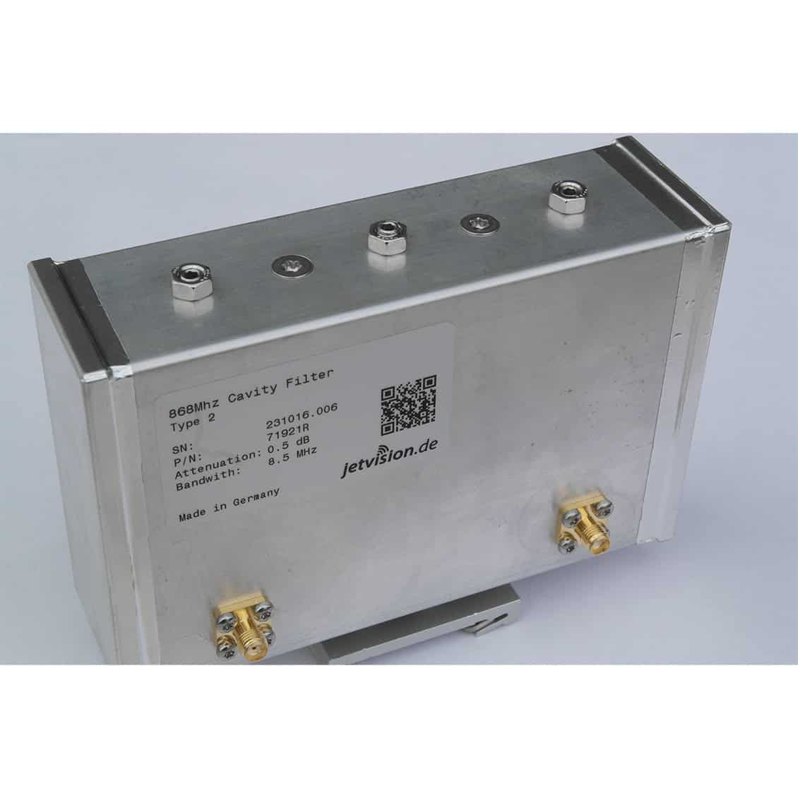 Filter FLARM 868 MHz SMA-female / SMA-female with DIN Rail Adapter - Image 2